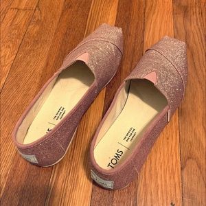 rose glow iridescent glitter women's classics